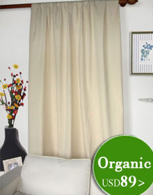 Organic Cotton, Linen Cotton Curtains and Drapes